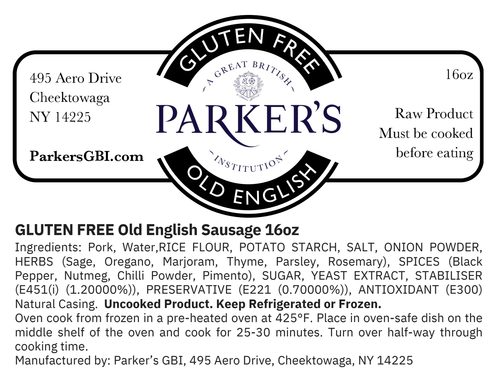 Gluten Free Old English Sausages - Image 2