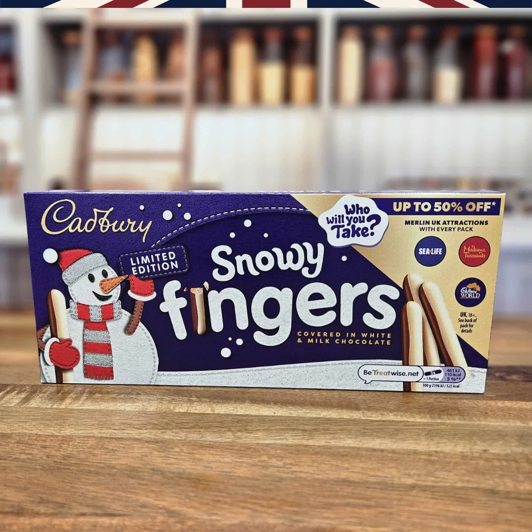 Snowy Chocolate Fingers